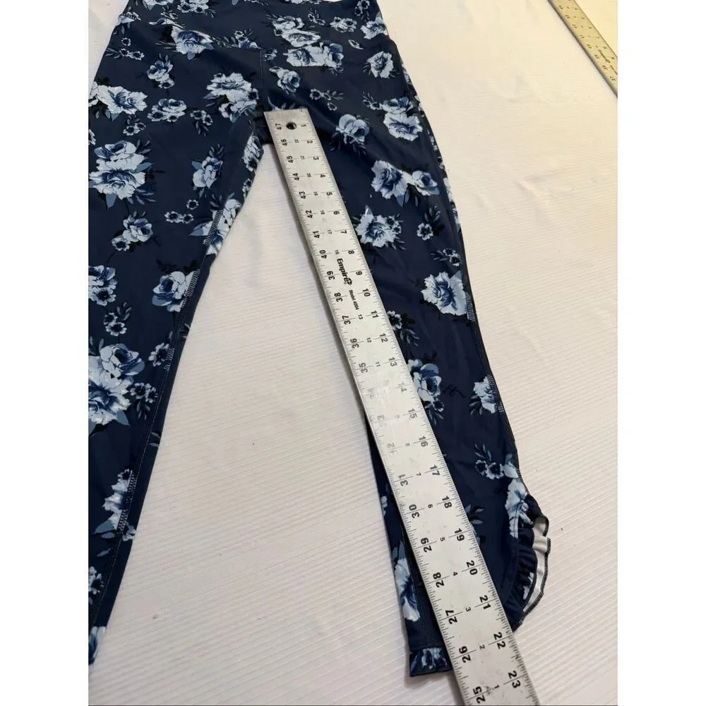 Kate Spade Women’s Prairie Rose Ruffle Leggings Size Small